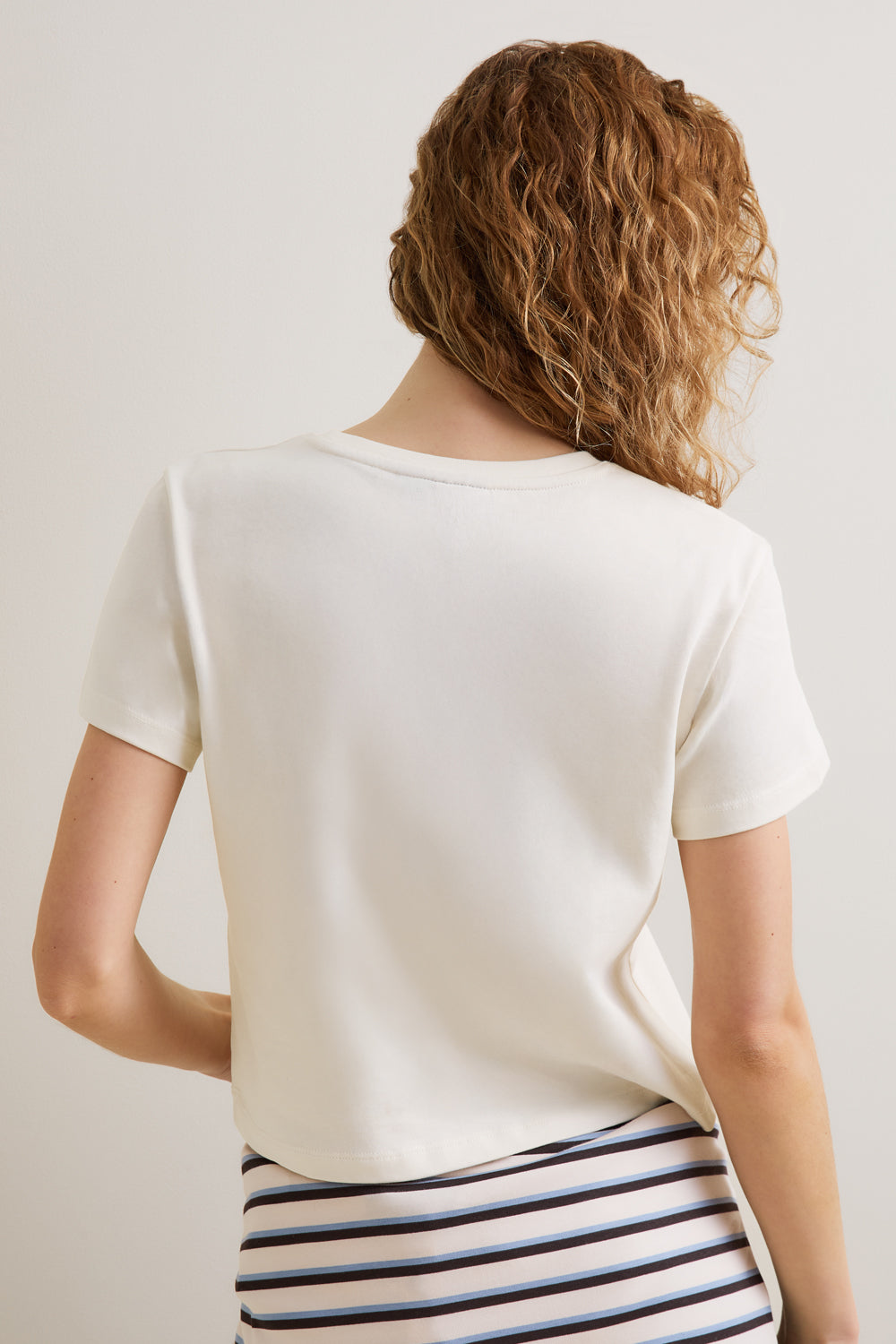 Boxy Baby Tee - Ivory – TALA