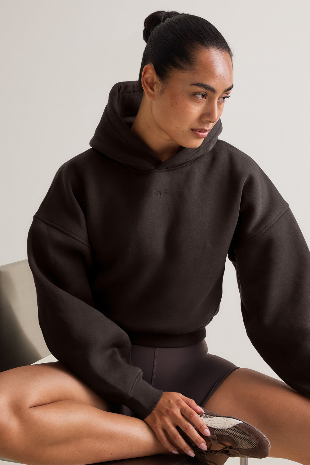 Cocoon Pull Over Hoodie - Americano