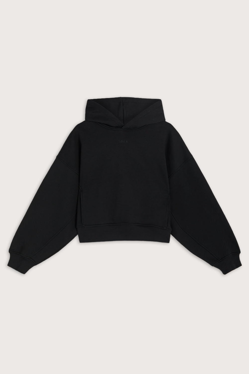 Cocoon Pull Over Hoodie - Black