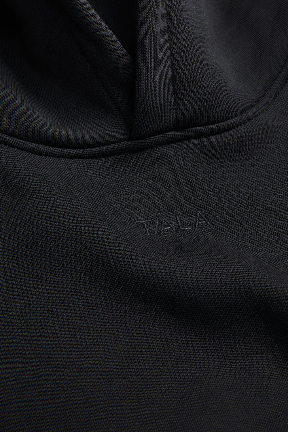 Cocoon Pull Over Hoodie - Black
