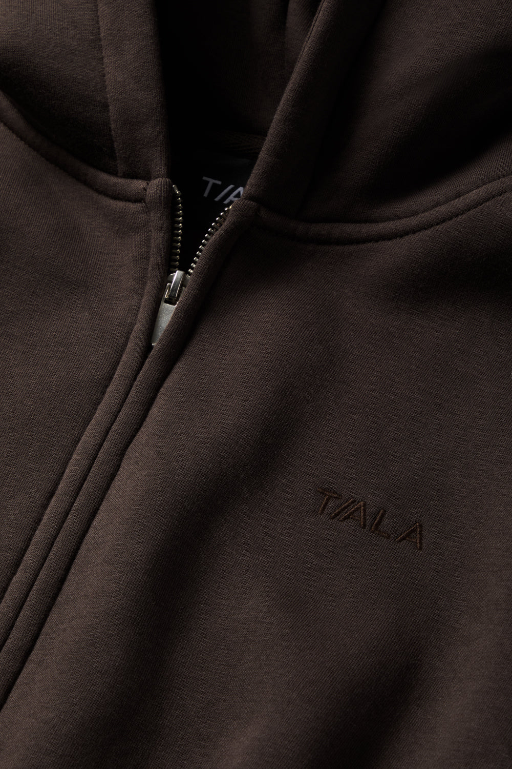 Cocoon Zip Through Hoodie - Americano – TALA