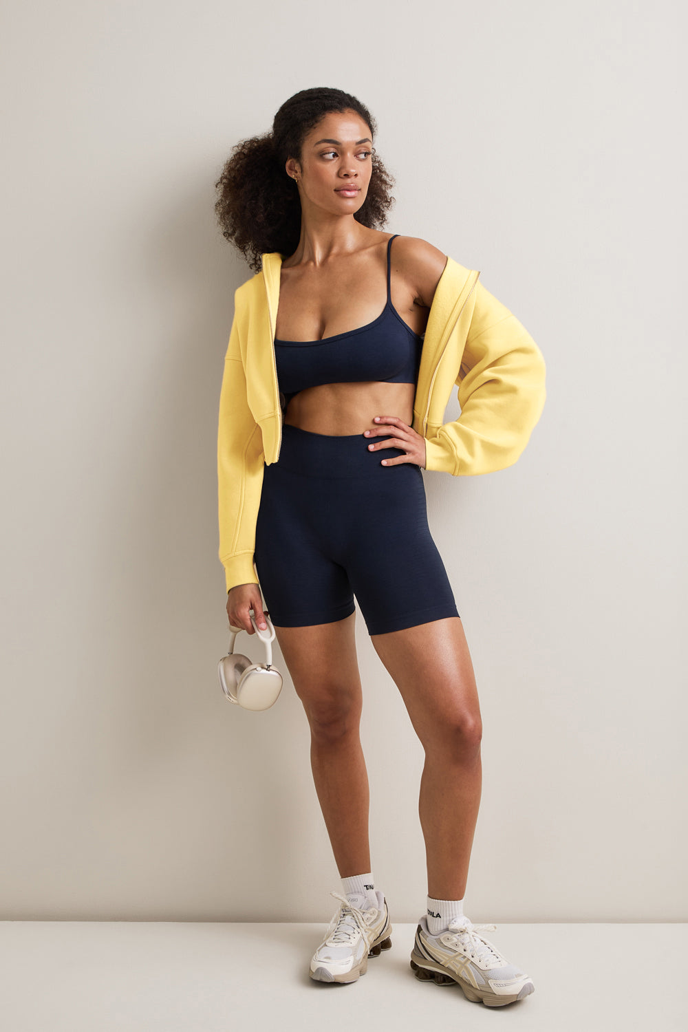 Cocoon Zip Through Hoodie - Butter Yellow
