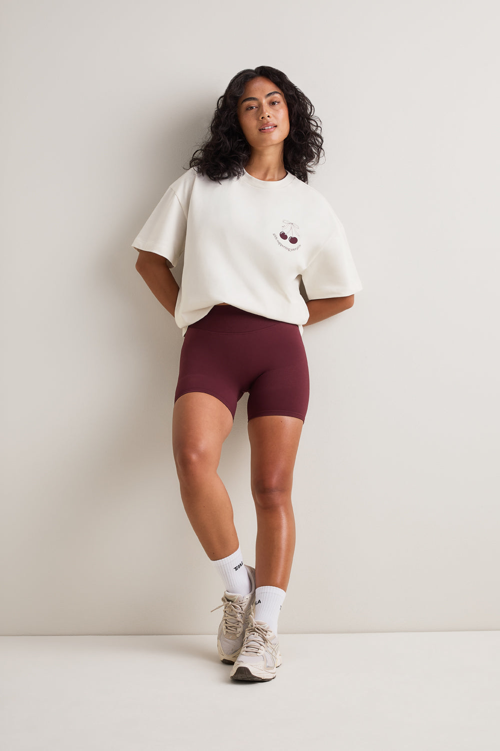 TALA Cherry Graphic Tee - Ivory
