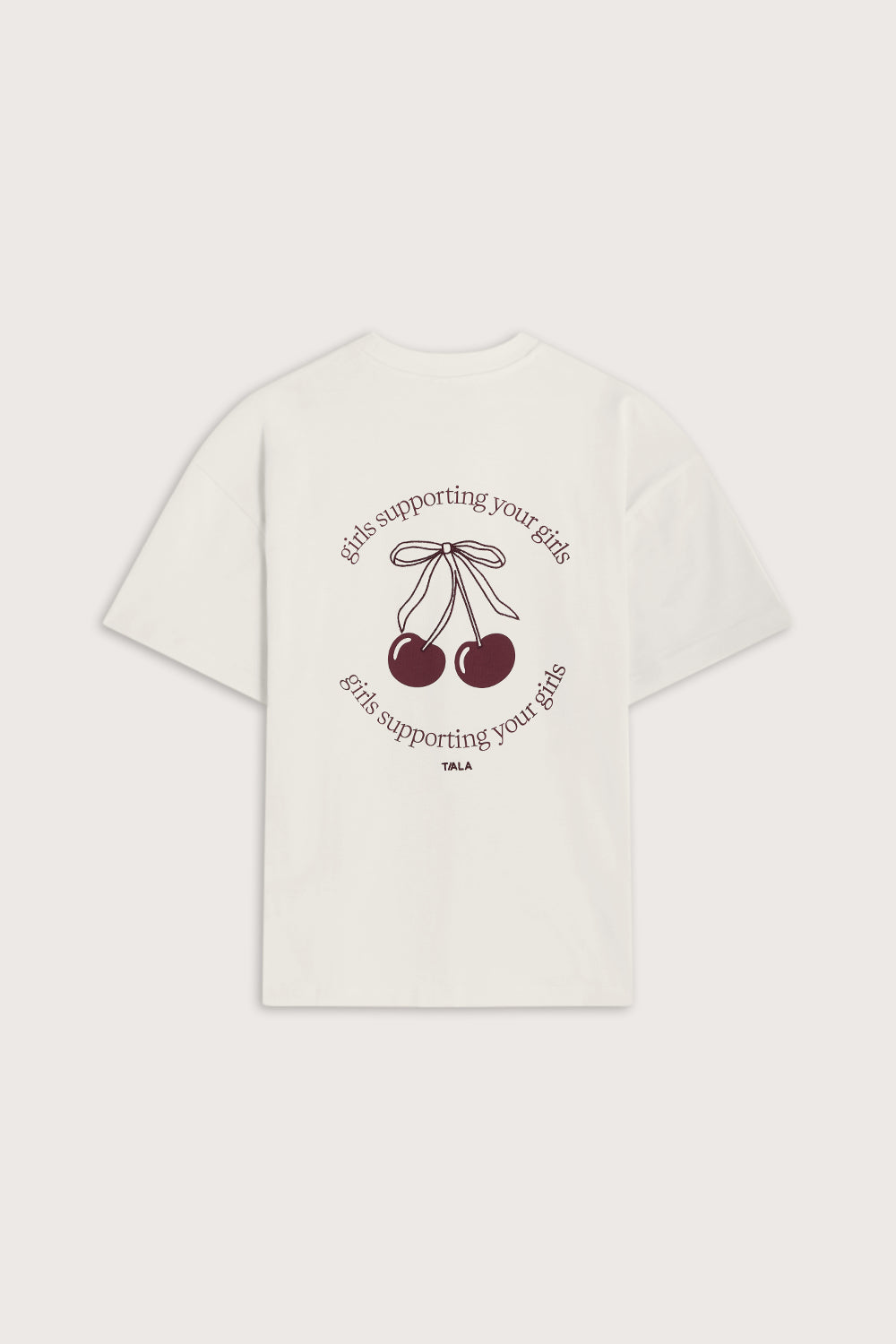 TALA Cherry Graphic Tee - Ivory