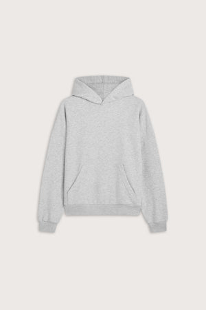 Peached Girlfriend Hoodie - Grey Marl