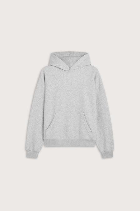 Peached Girlfriend Hoodie - Grey Marl