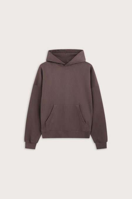 Peached Girlfriend Hoodie - Mocha Brown