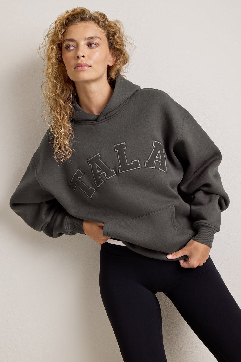 TALA Oversized Hoodie - Dark Olive