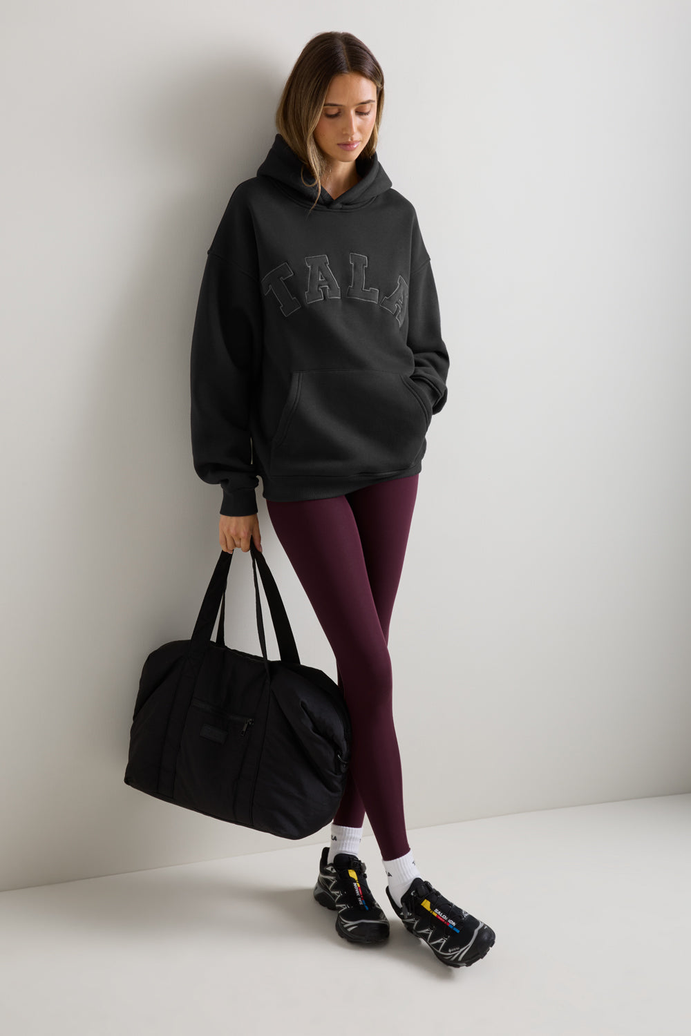 TALA Oversized Hoodie - Vintage Black