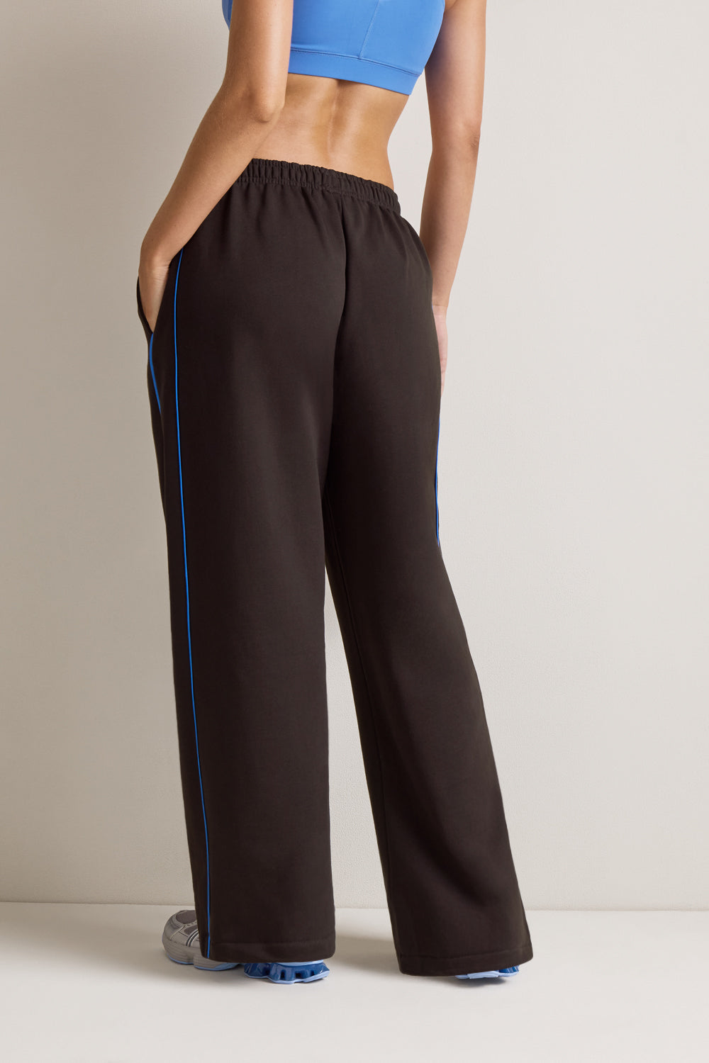 Multiway Wide Leg Jogger - Americano