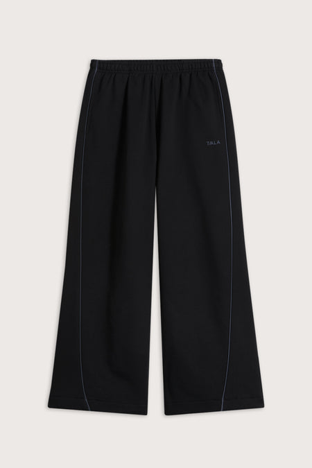Multiway Wide Leg Jogger - Black