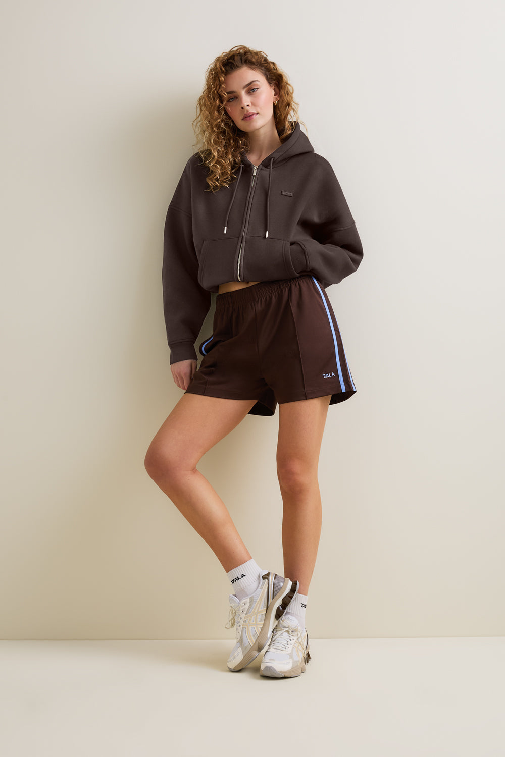 Oversized Cocoon Zip Through Hoodie - Americano – TALA