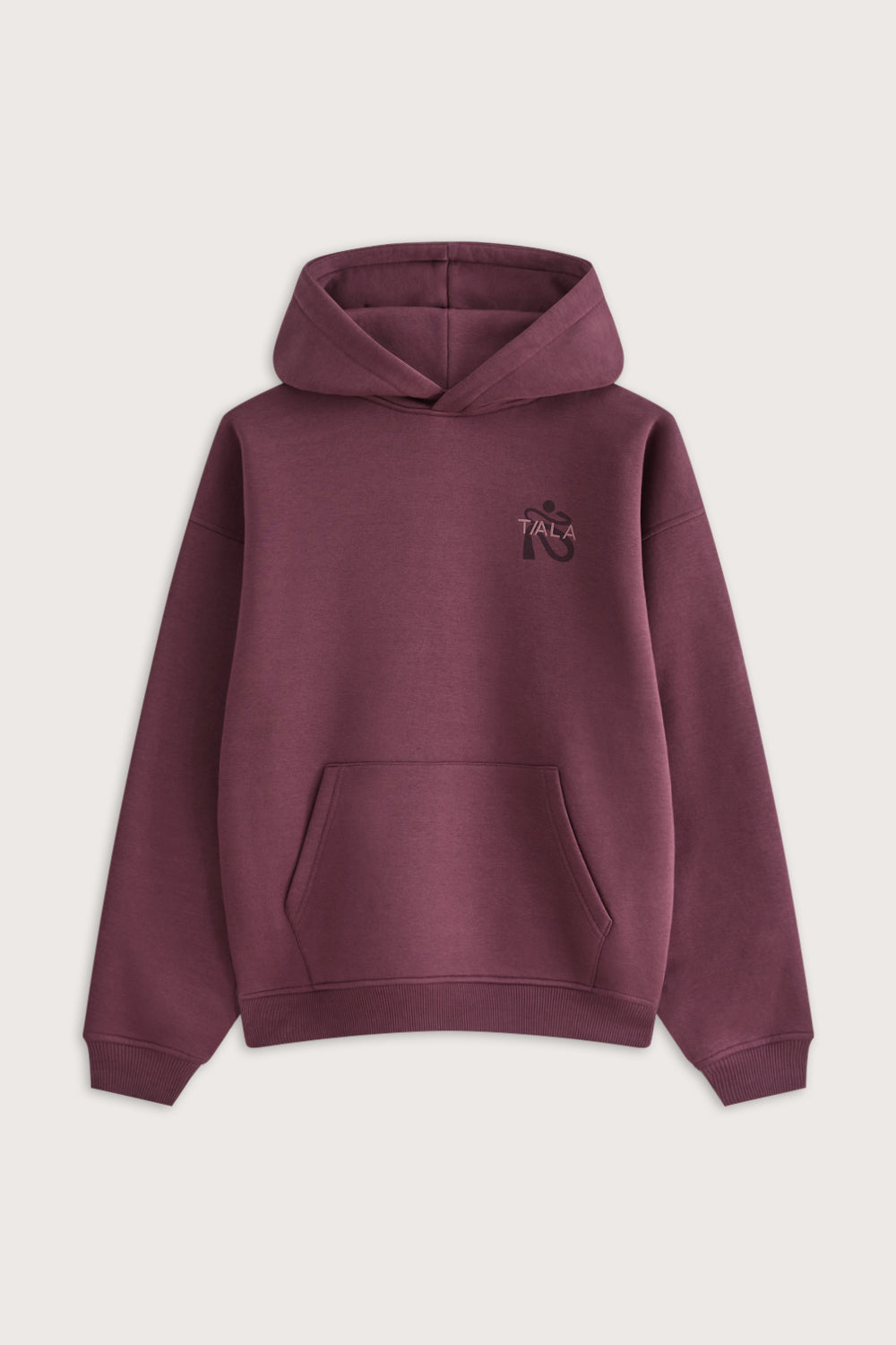 Made to Move Oversized Graphic Hoodie - Light Fig