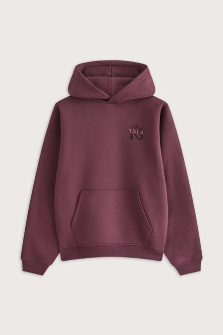 Made to Move Oversized Graphic Hoodie - Light Fig
