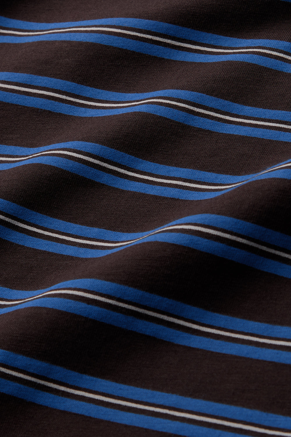 Off Shoulder T-Shirt - Americano Stripe
