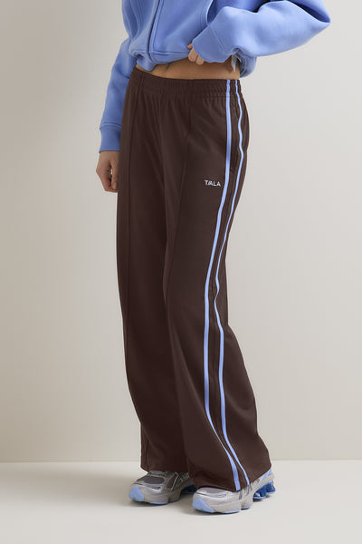 Contrast Stripe Jogger - Chestnut Brown – TALA