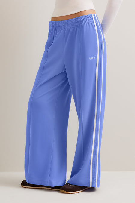 Contrast Stripe Jogger - Iris Blue