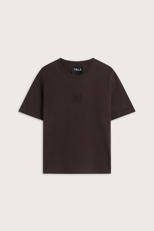 TALA Embossed Logo T-Shirt - Americano
