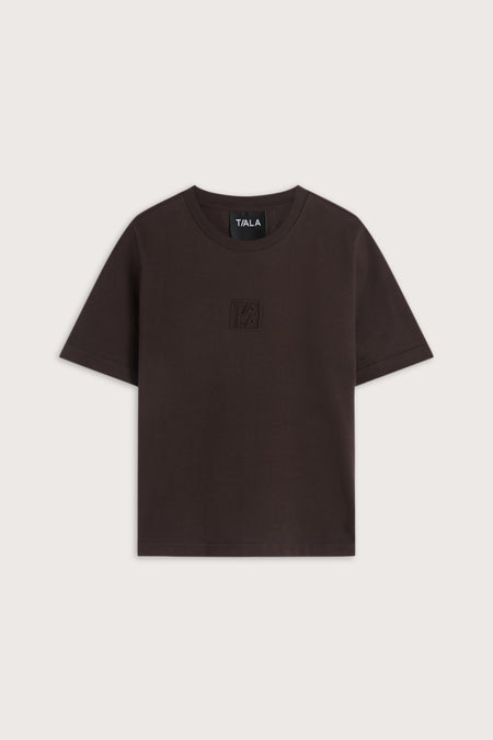 TALA Embossed Logo T-Shirt - Americano
