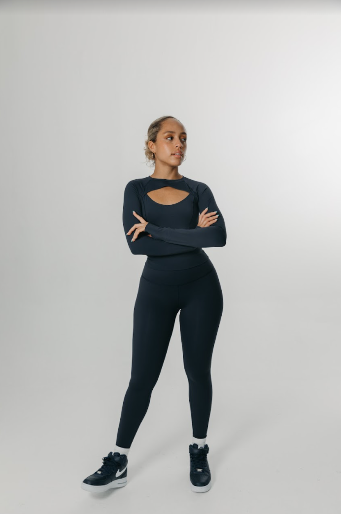 SKINLUXE HIGH WAISTED LEGGING - NAVY – TALA