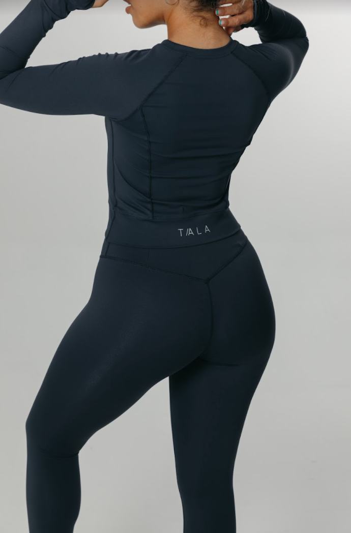 TALA - Skinluxe - Legging met hoge taille en zakje in donkerblauw