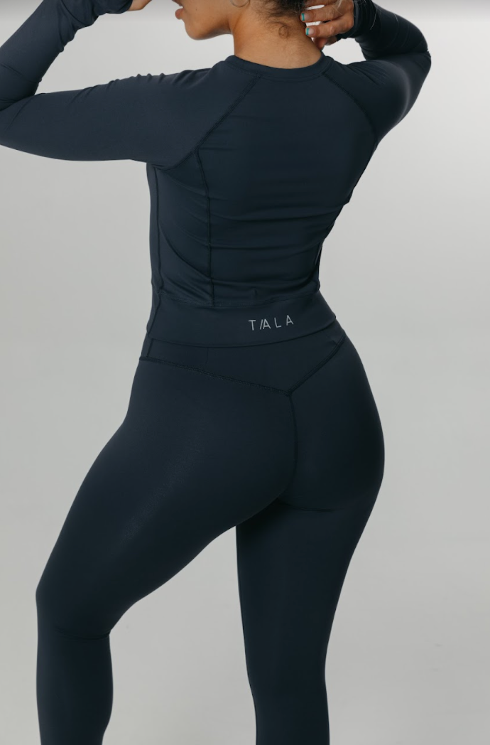 SKINLUXE HIGH WAISTED LEGGING - NAVY – TALA