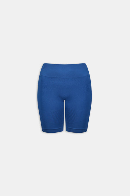 Sculpt Seamless Scrunch Shorts - Cobalt Blue