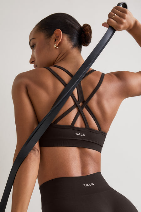 Sculpt Seamless Multi Strap Sports Bra - Americano