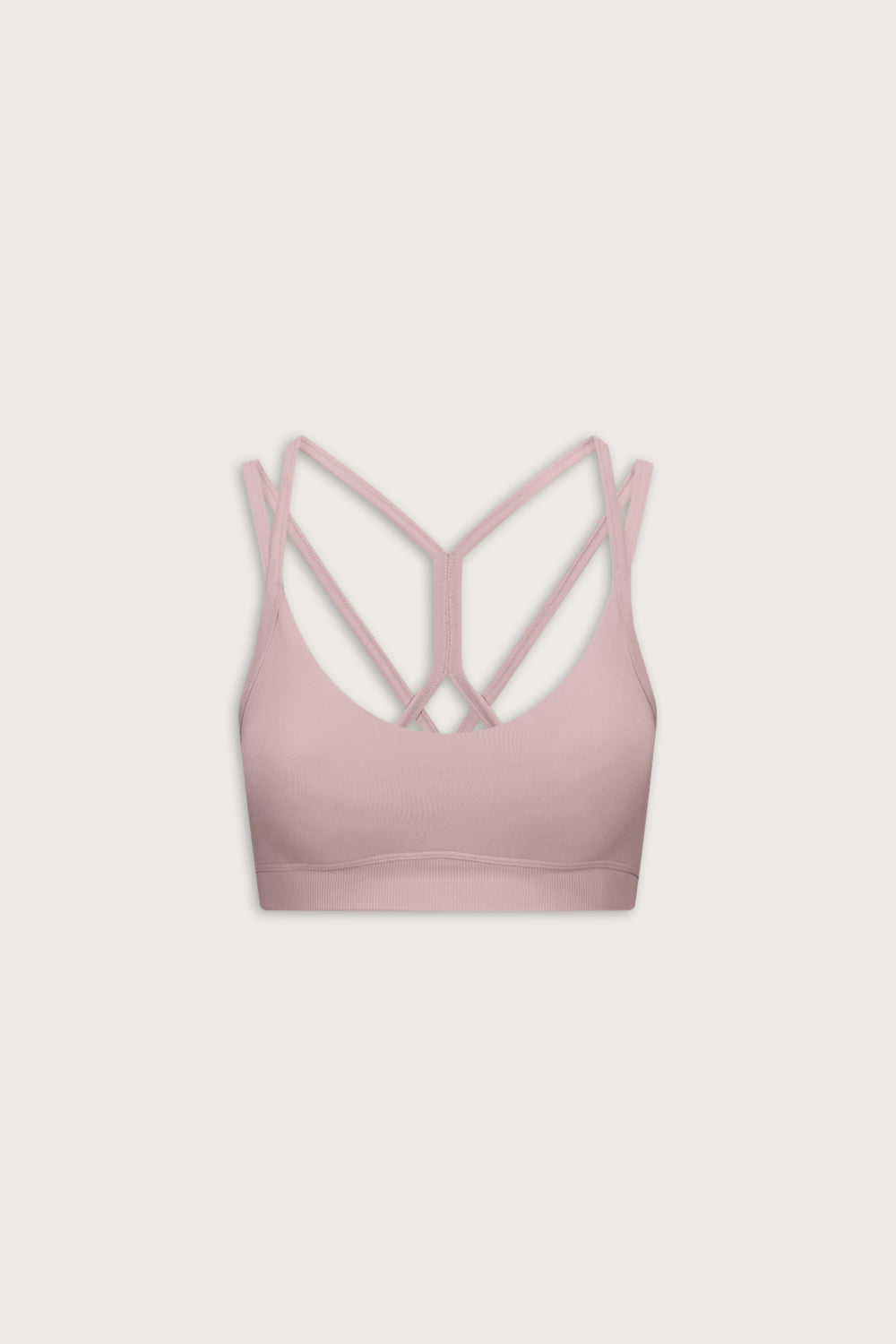 Sculpt Seamless Multi Strap Sports Bra - Blush