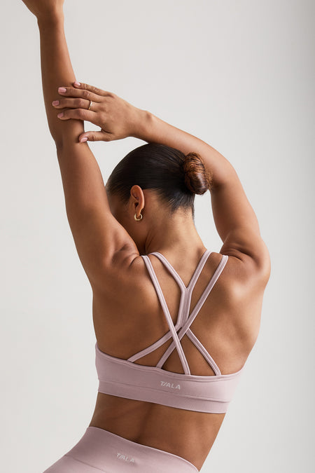 Sculpt Seamless Multi Strap Sports Bra - Blush