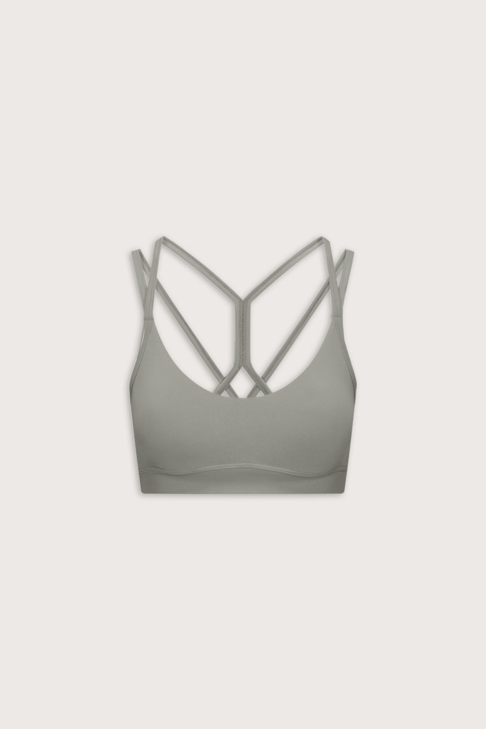 Sculpt Seamless Multi Strap Sports Bra - Soft Sage