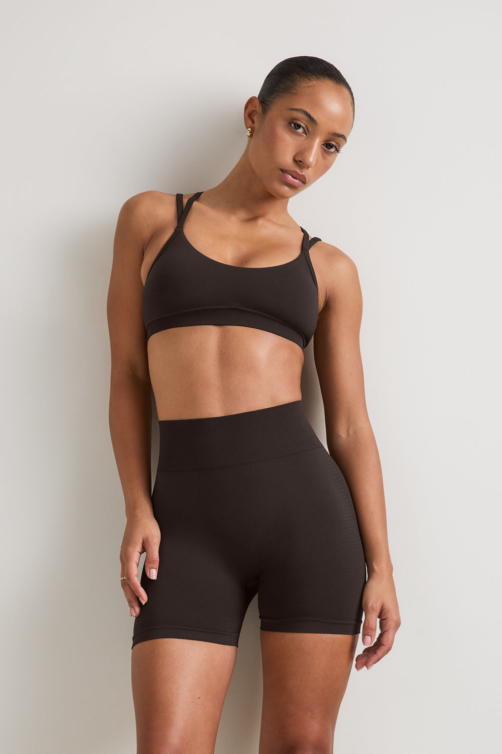 Sculpt Seamless Scrunch Shorts - Americano