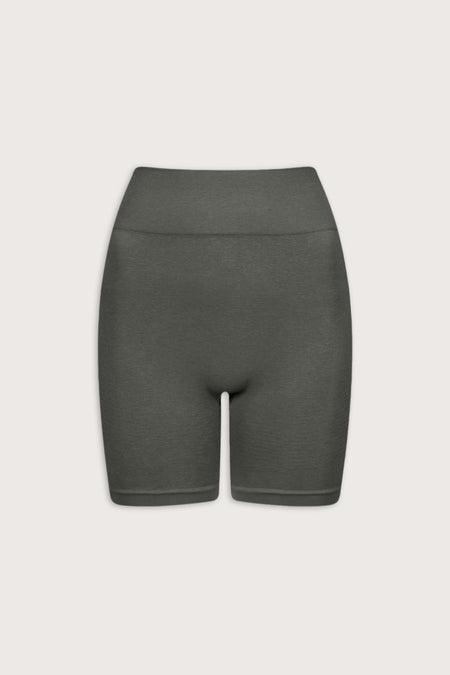 Sculpt Seamless Scrunch Shorts - Dark Olive