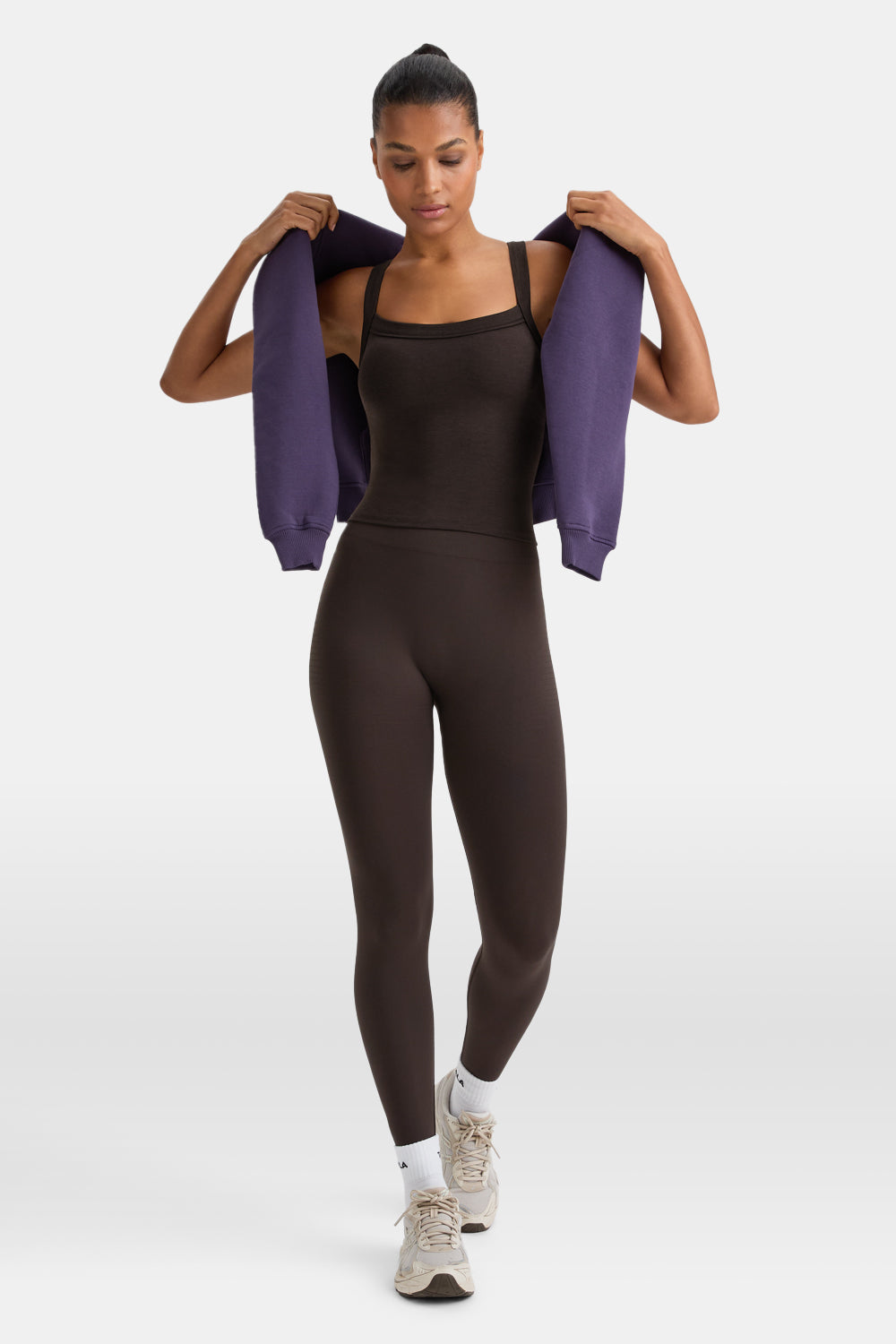 Sculpt Seamless Wide Scoop Neck Cami - Americano