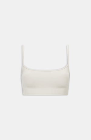 SCULPT SEAMLESS BANDEAU SPORTS BRA - CHAI MARL