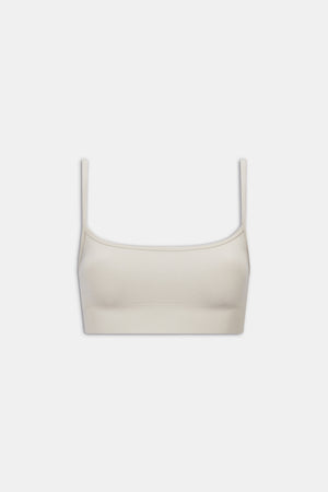Sculpt Seamless Bandeau Sports Bra - Chai Marl