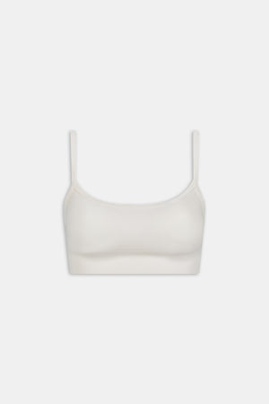 Sculpt Seamless Bandeau Sports Bra - Milk Marl