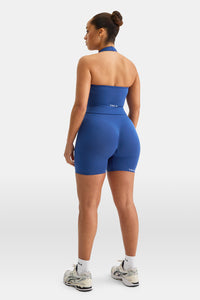 Sculpt Seamless Halter Tank - Cobalt Blue