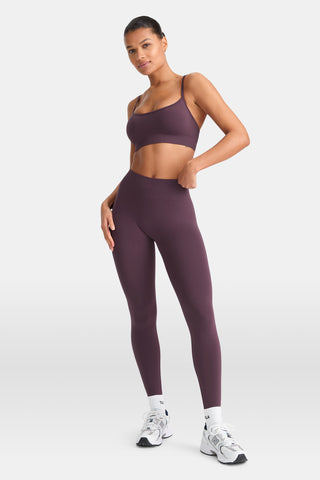 レッグウェア Silk Stretch Long Leggings / BAA18401WA Sculpt Seamless Scrunch Legging - Plum Marl – TALA
