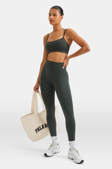 Sculpt Seamless Scrunch Legging - Slate Green
