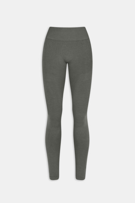 Sculpt Seamless Scrunch Legging - Dark Olive Marl