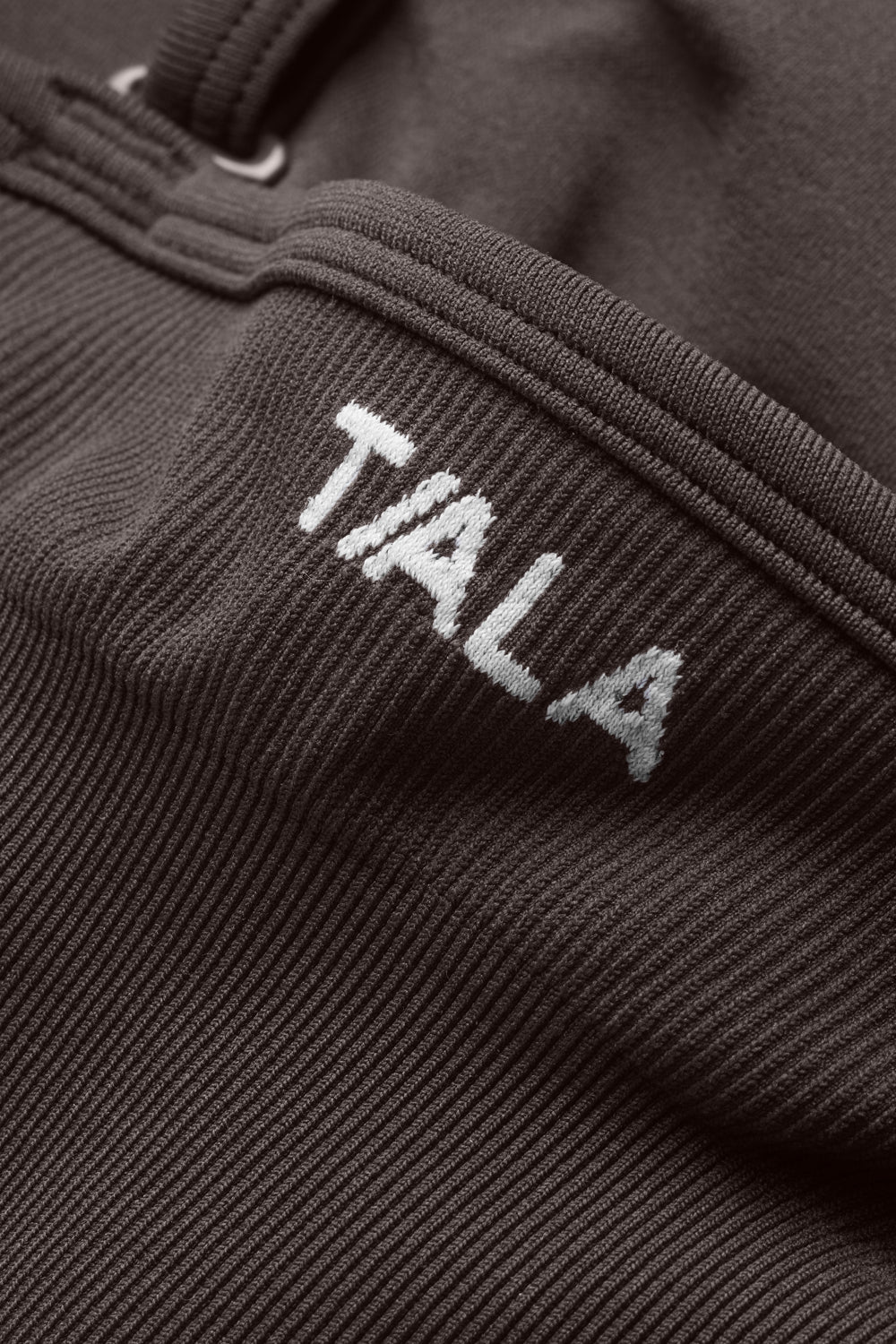 Sculpt Seamless Bandeau Sports Bra - Espresso Brown