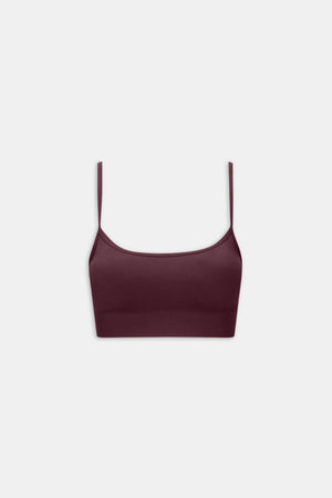 Sculpt Seamless Bandeau Sports Bra - Fig