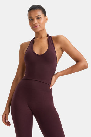 Sculpt Seamless Halter Tank - Fig
