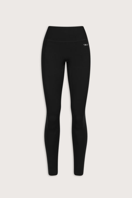 SkinLuxe Contrast Piping Legging - Shadow Black