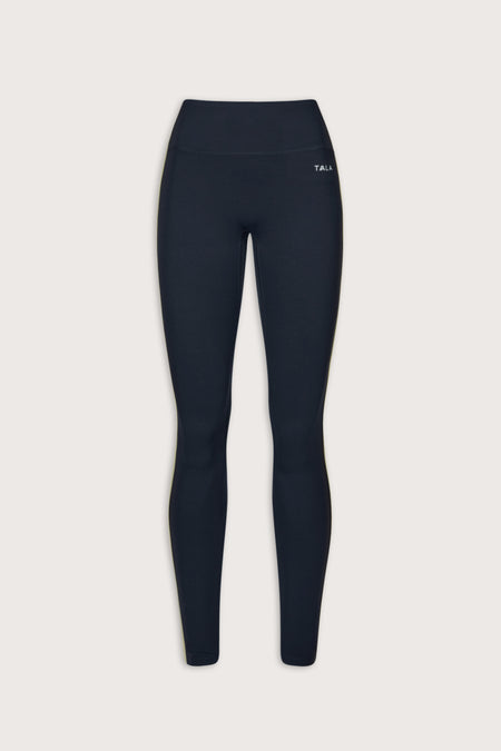 SkinLuxe Contrast Piping Legging - Midnight Navy