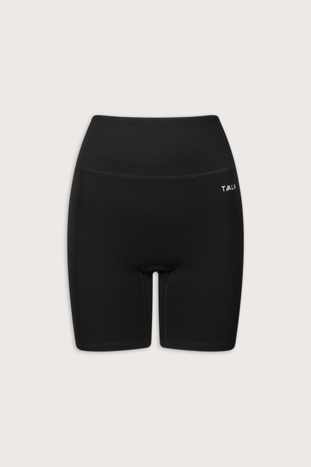 SkinLuxe Contrast Piping Short - Shadow Black