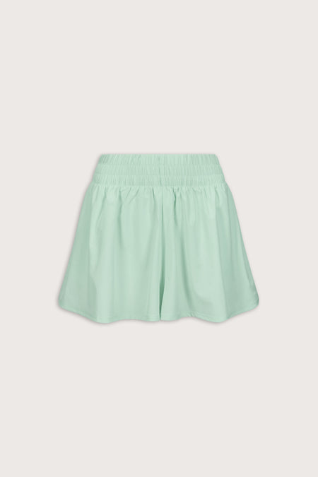 SkinLuxe Ruched Waist Floaty Short - Soft Mint