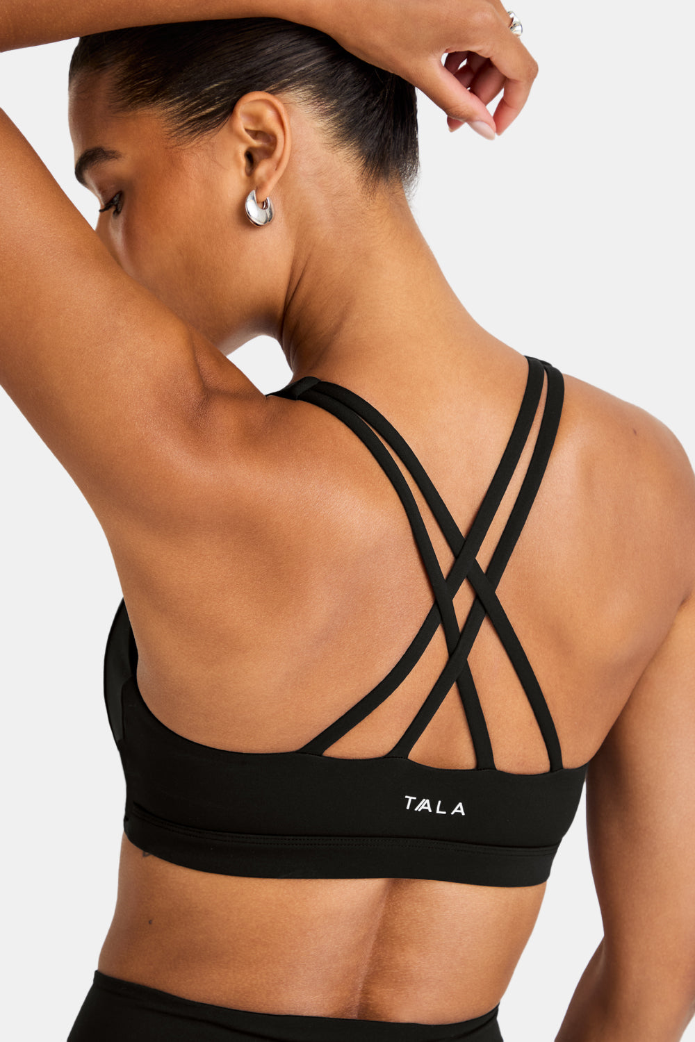 SkinLuxe Tank Sports Bra - Shadow Black