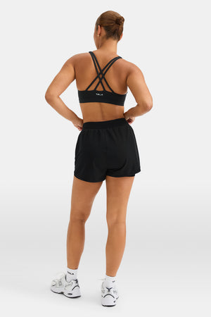 SkinLuxe Built-In 2In1 Short - Shadow Black